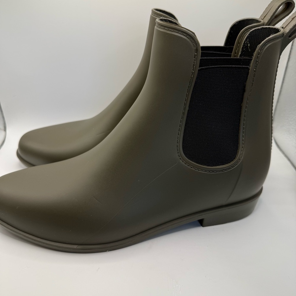 Forest Green Women's Rain Boots - Picture 5 of 12